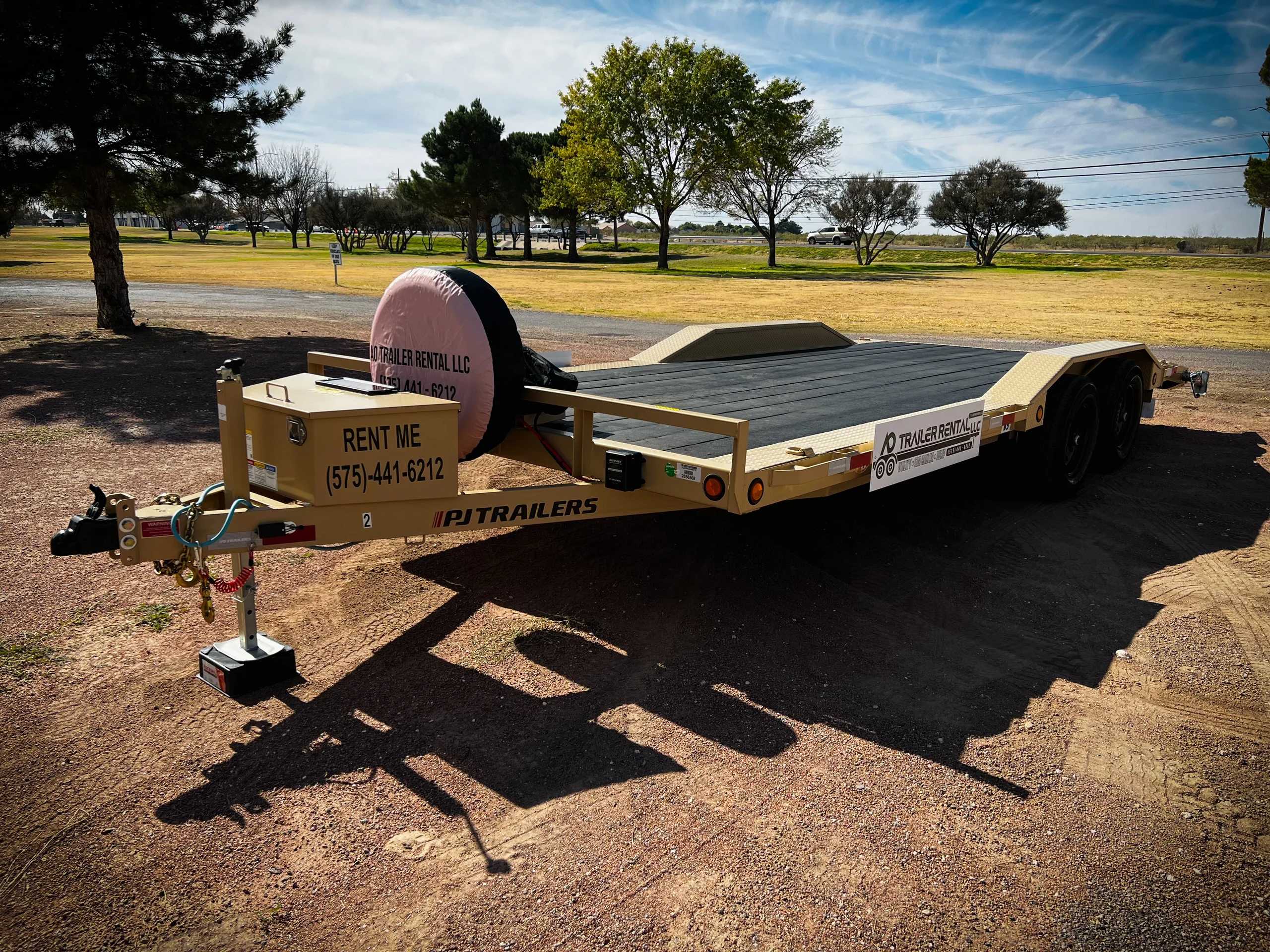 8.5' x 20' Car Hauler Trailer for rent in Hobbs NM - Car Hauler Trailer rental with 6,764 lbs capacity