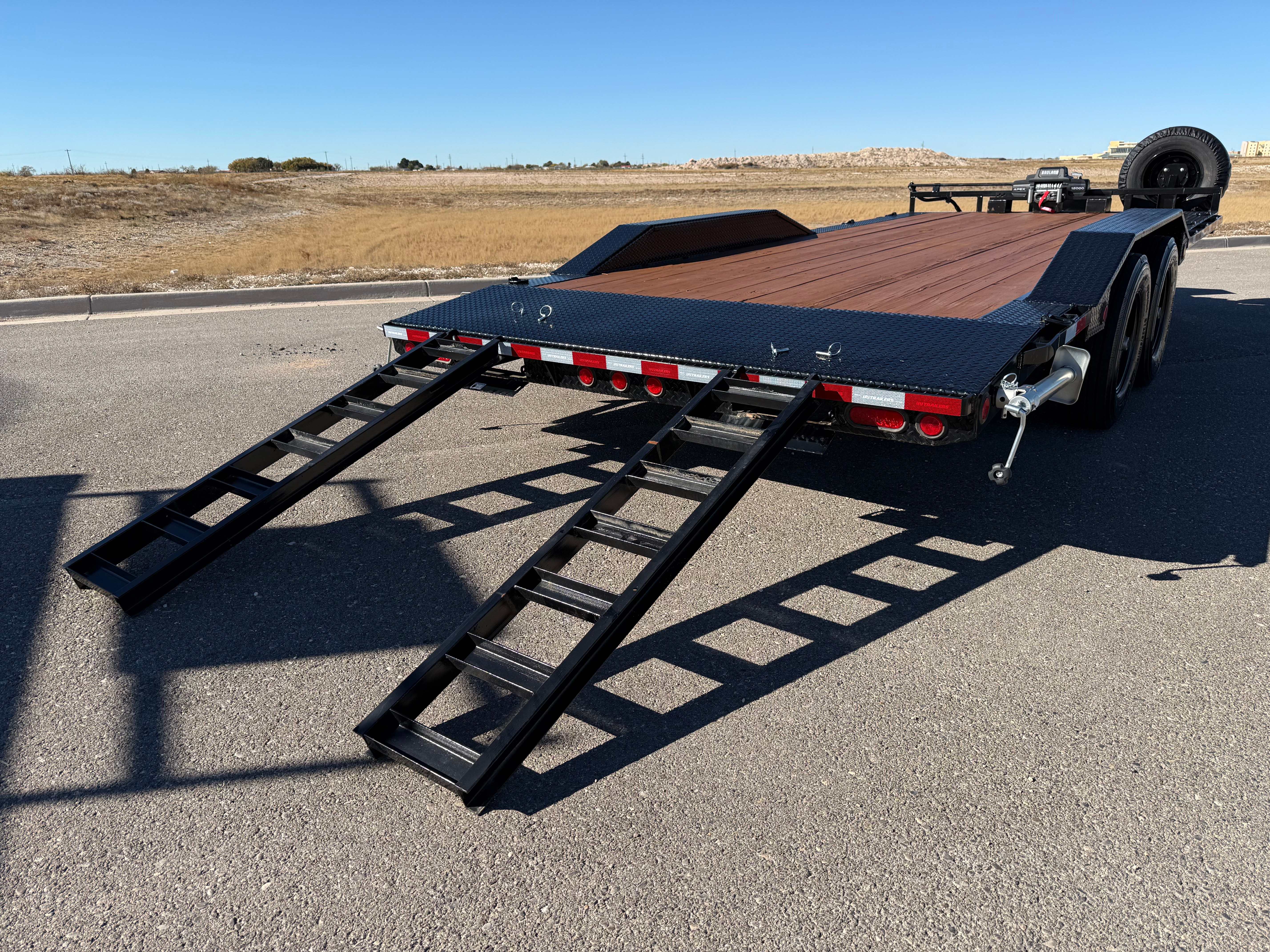 8.5' x 20' Flatbed Drive Over Flatbed rental view 2 - trailer rental in Hobbs NM