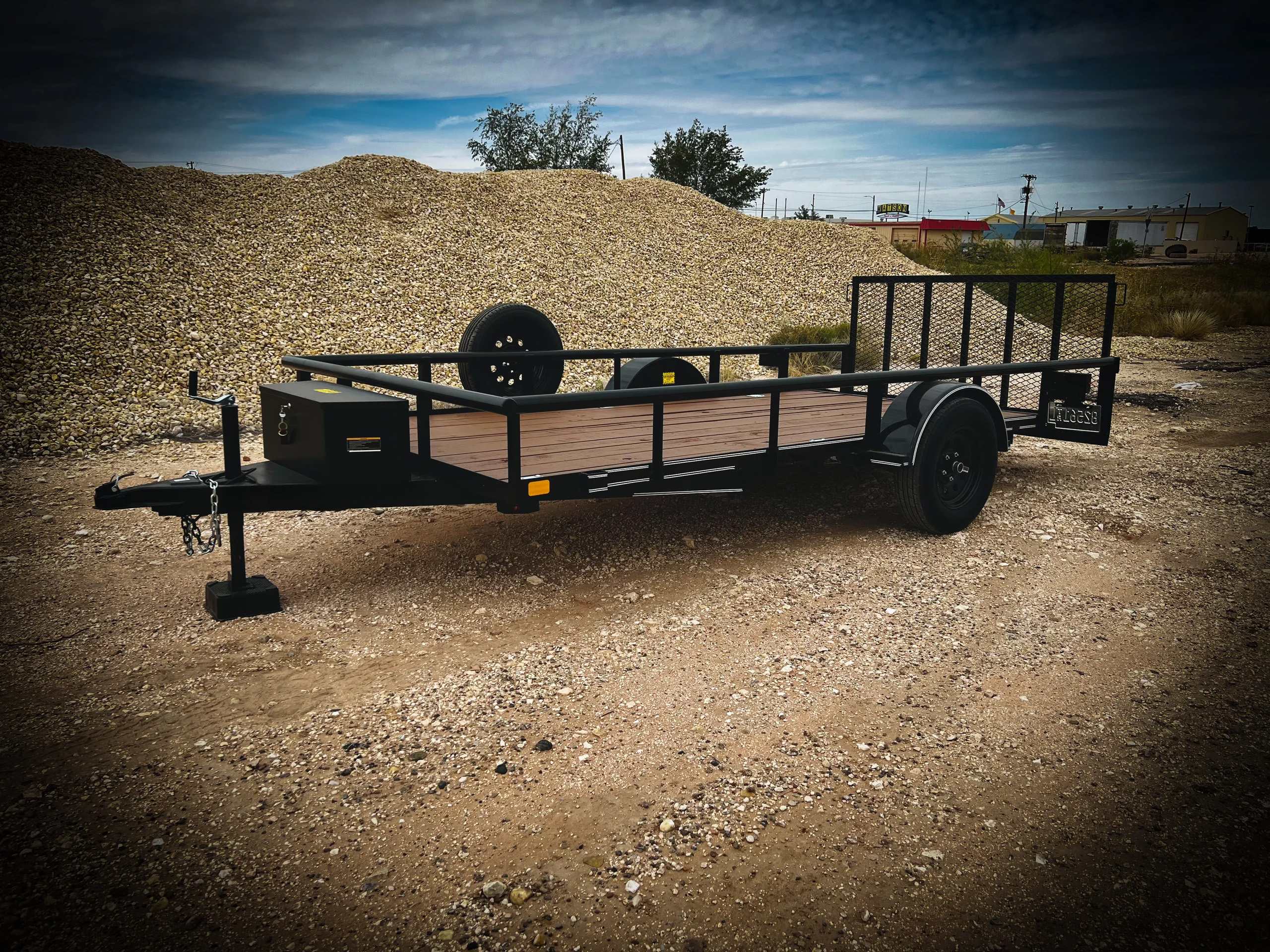 6.5' x 14' Utility Trailer for rent in Hobbs NM - Utility Trailer rental with 2,427 lbs capacity
